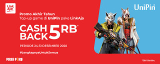 Promo Payday #LengkapnyaUntukSemua Top Up pakai LinkAja Bisa Dapat Cashback Rp 5.000!